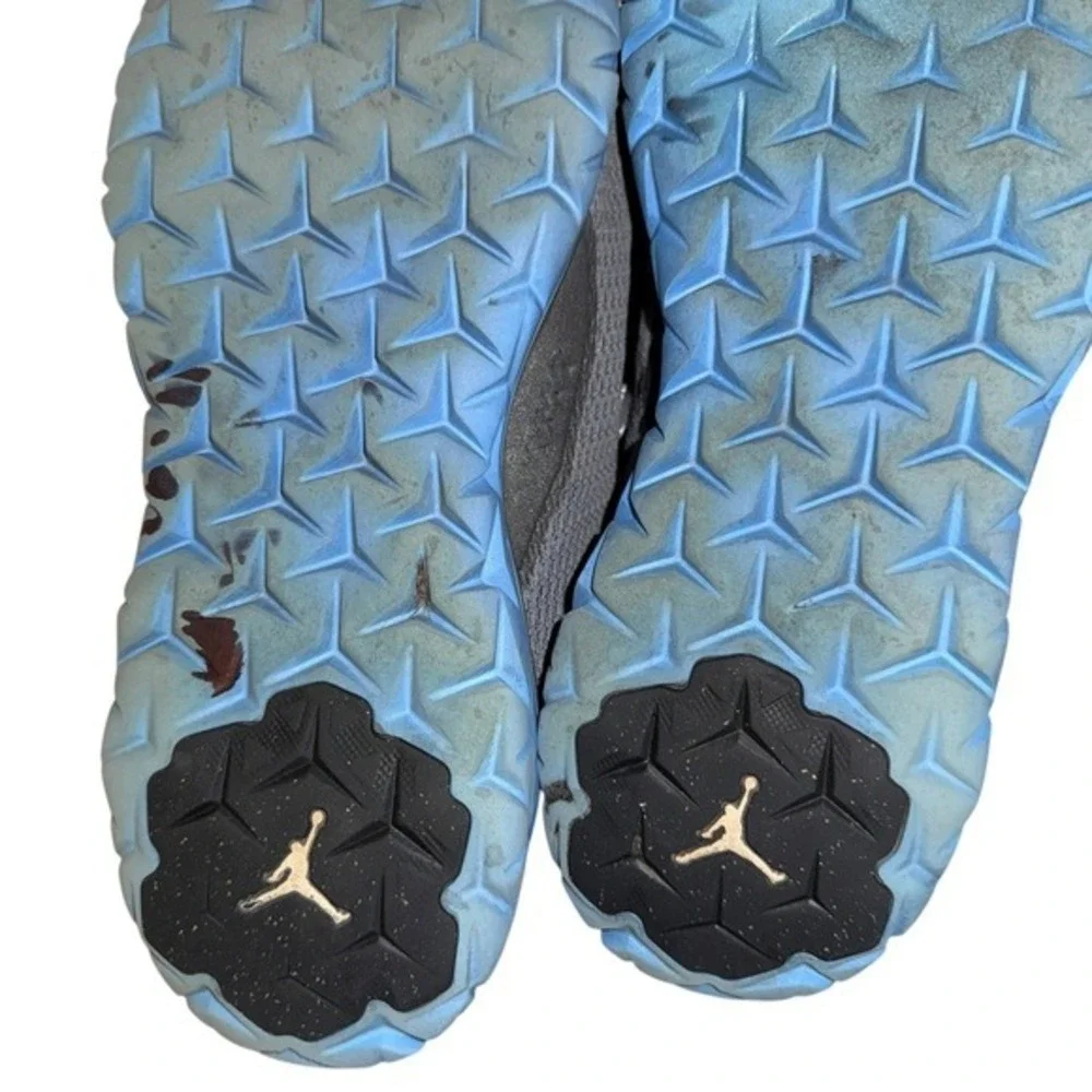 Air Jordan Flightflex Mens 11 Pre-Owned Blue University Shoe Sneakers 654268-006